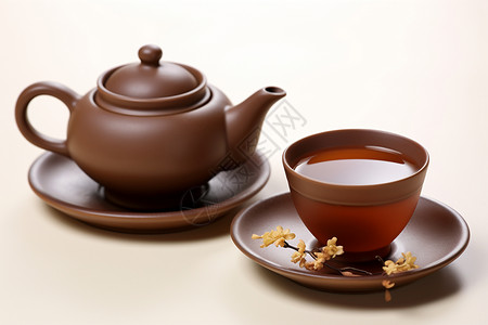 茶壶和杯子图片