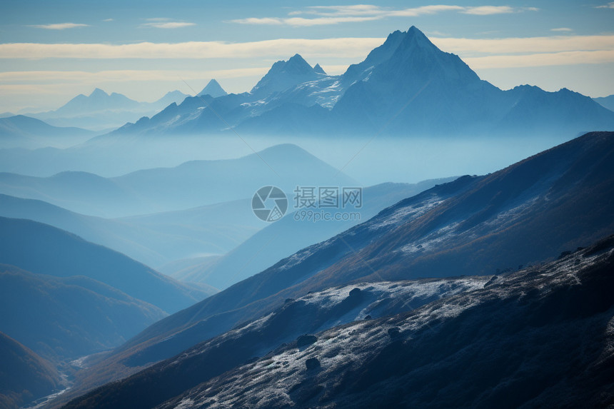 自然山脉风景图片