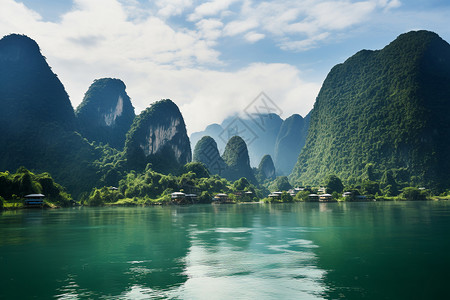 广西独特的山脉景观图片