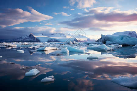 神奇是冰川世界背景图片