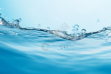 液体活检清新的水液体背景