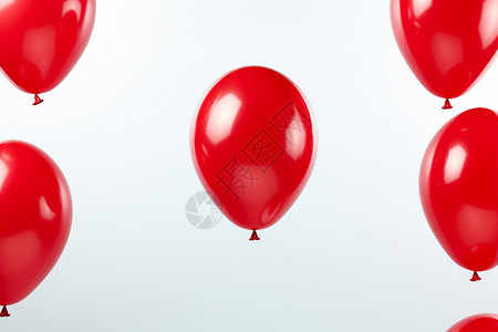 白色背景中的气球背景图片