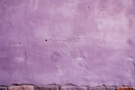墙壁上的紫色颜料图片