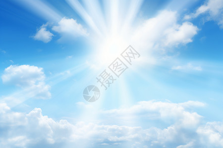 阳光射线穿过云层的阳光设计图片