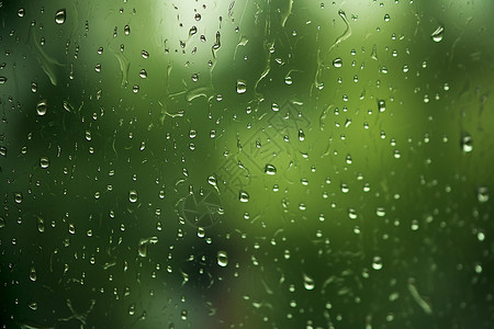 窗户上的雨滴背景图片