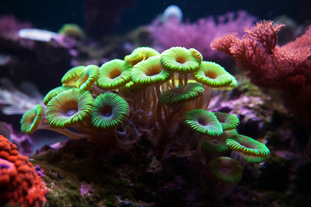 水下世界中的珊瑚图片