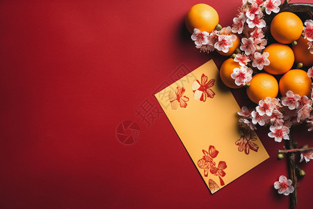 喜庆的红色系主题背景背景图片