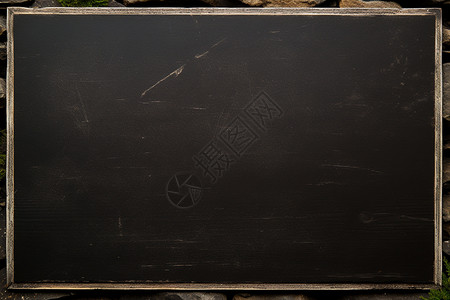 黑色的教育黑板背景图片