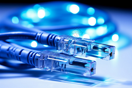 网络连接失败网络连接的电缆背景
