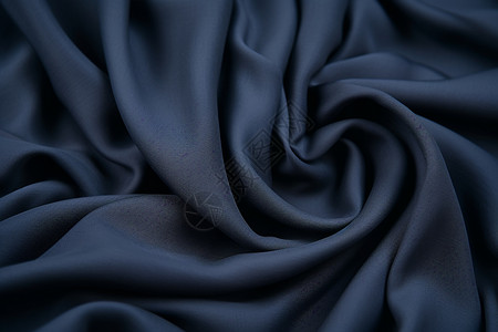 深蓝色布深蓝色的丝绸背景