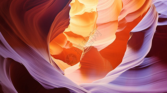 美丽的洞穴美国羚羊谷摄影高清图片