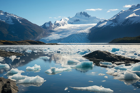 国家冰川地质公园的美丽景观图片