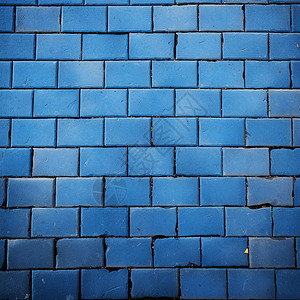 户外粗糙的蓝色地砖背景图片