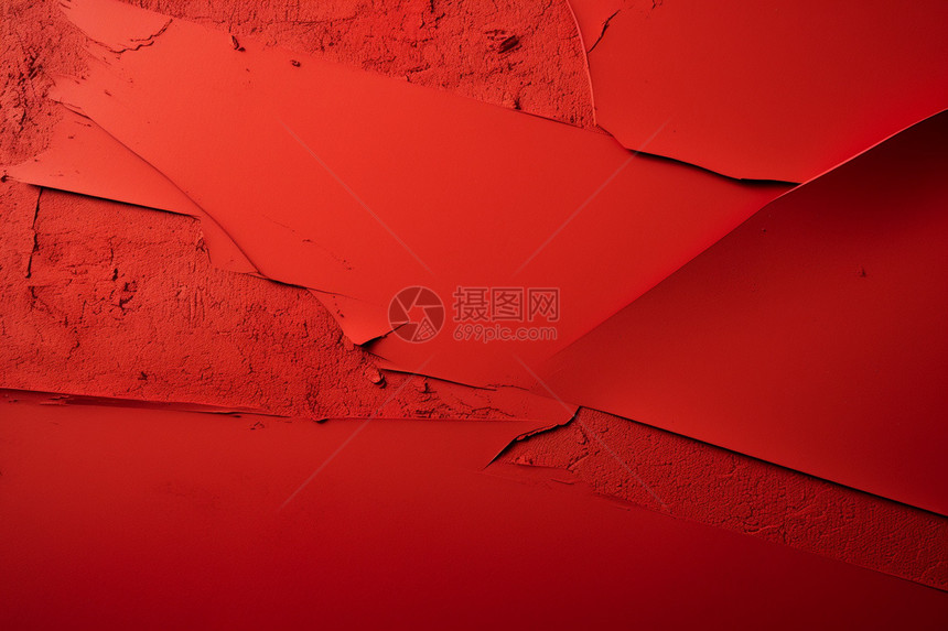 粗糙的红色墙壁背景图片