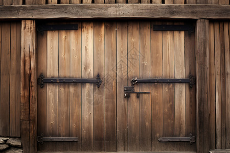 古朴传统的门图片