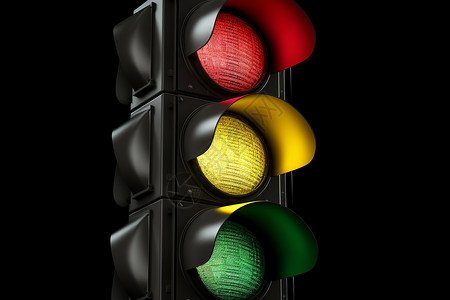 交通红绿灯背景图片