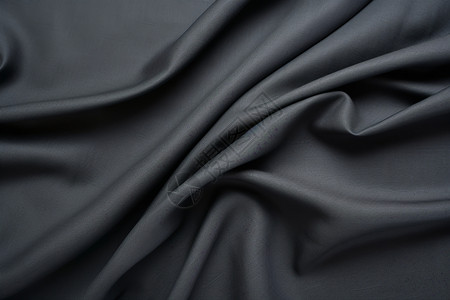 黑色柔软的丝绸织物图片