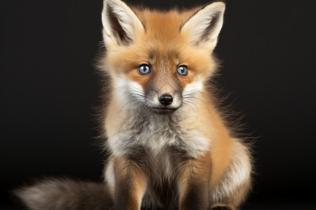 丛林中的小狐狸高清图片