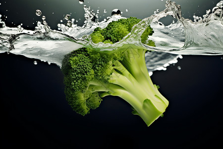 健康的绿色西兰花图片