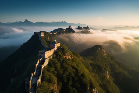 壮丽的古建筑景色高清图片