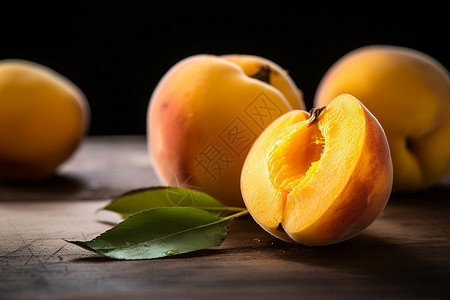 精致的美味桃子图片