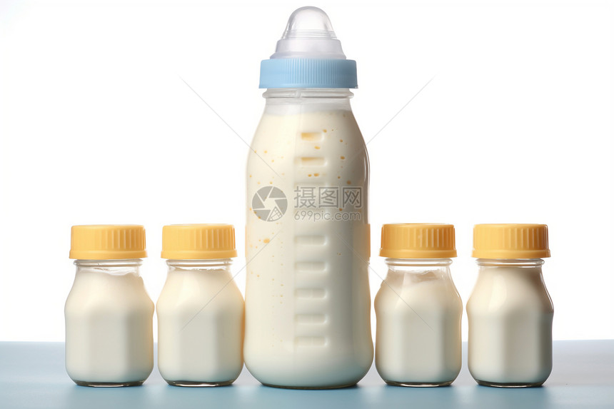 婴儿的牛奶图片