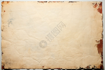 古旧褶皱的牛皮纸背景背景图片