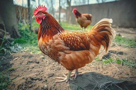 乡村农业养殖的家禽图片