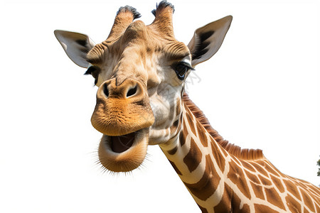 可爱长颈鹿食草动物的长颈鹿背景