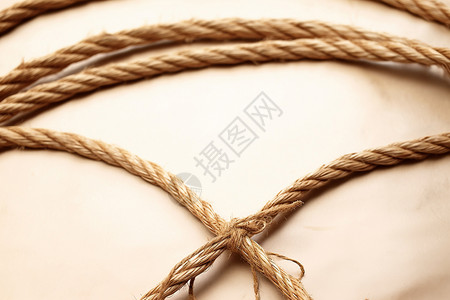 粗制纤维的麻绳背景图片