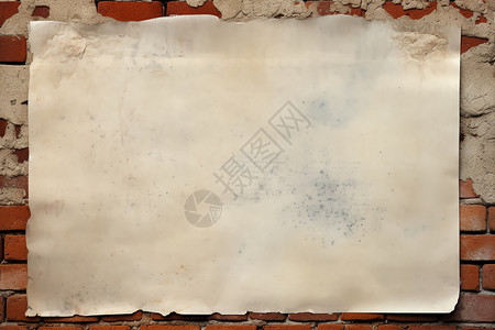 墙壁上的破旧信件纸张背景背景图片