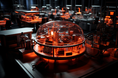 纳米科技奇迹的红色实验室图片