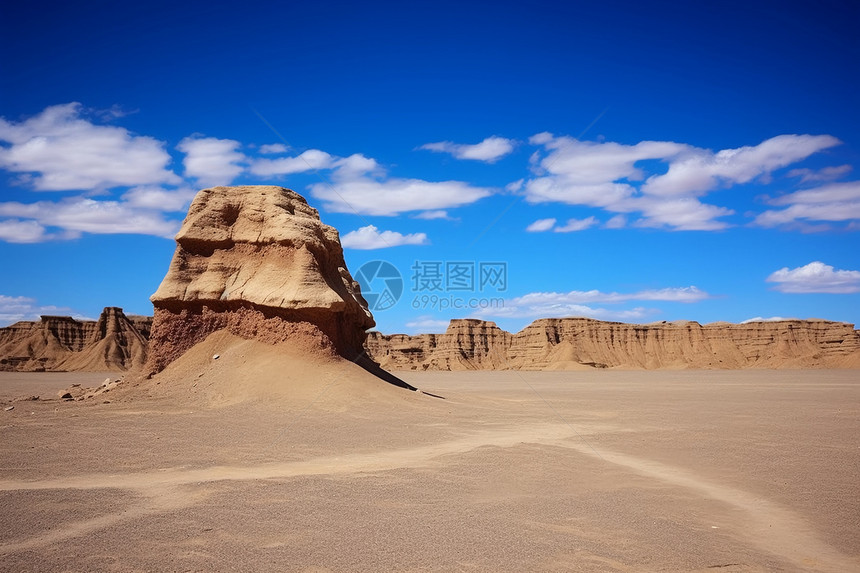 沙漠中的景观图片