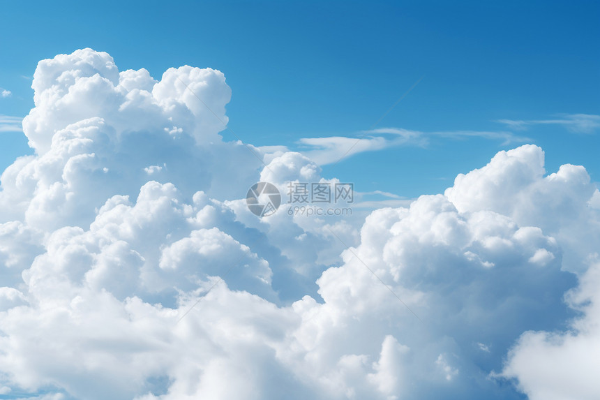 柔软的天空云朵图片