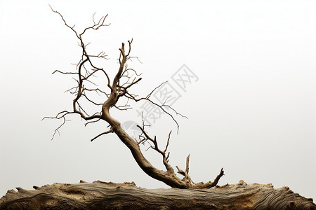 死海里枯萎树枯萎的古木背景