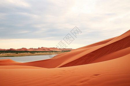 美丽的沙漠景观高清图片