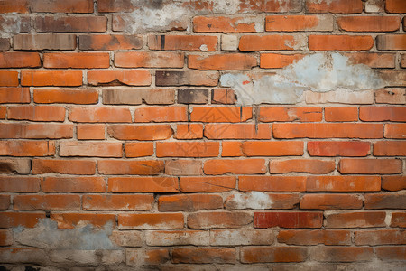 红色墙砖古旧的砖墙背景