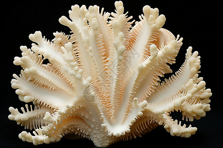 美丽的珊瑚摆件背景图片