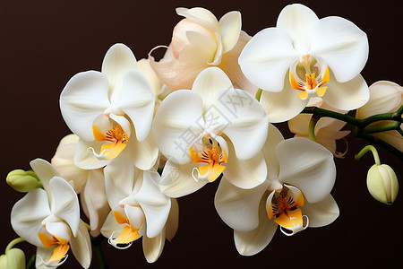 优雅的白色花束图片