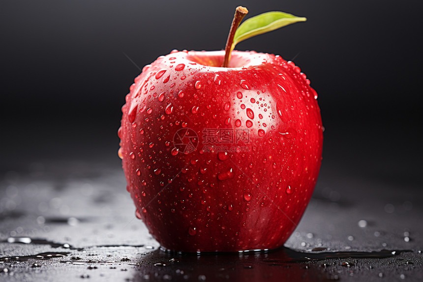 健康的红苹果图片
