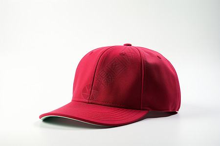 时尚红色棒球帽背景