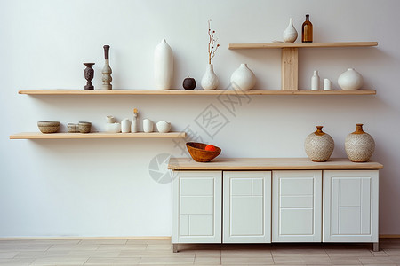 极简主义的木质家具图片