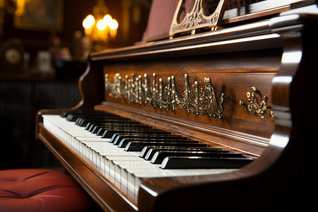 古典的钢琴乐器图片