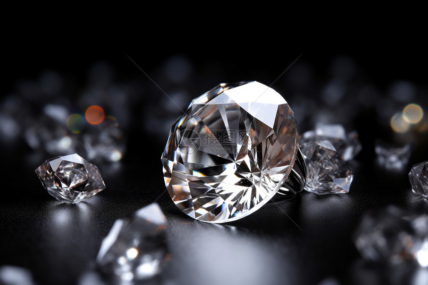 奢华的水晶宝石图片