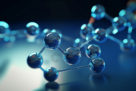 立体的分子模型图片