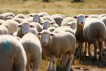 羊群牲畜图片