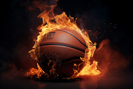 激情燃烧的岁月篮球燃烧的火焰设计图片
