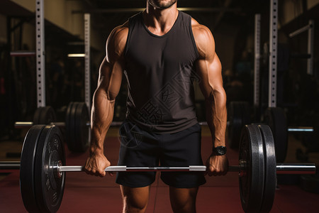 男性运动员健身房运动的男人背景
