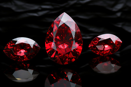 奢华的红钻石图片