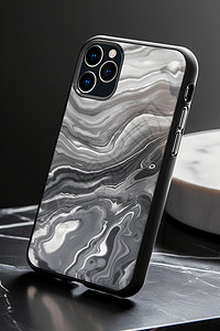 大理石旋涡的手机壳背景图片